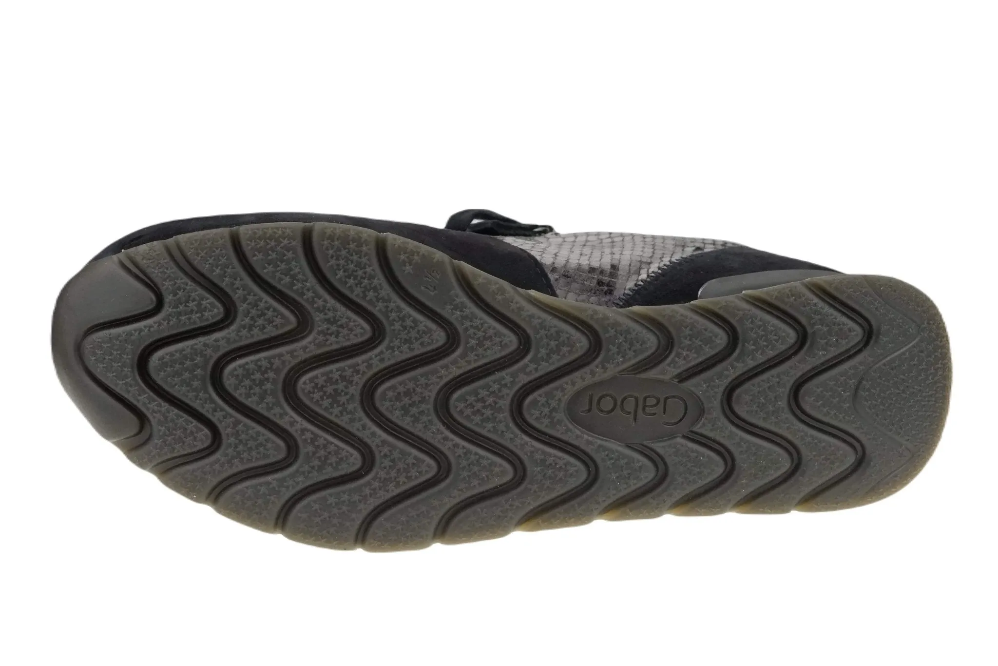 '56.369.33' women's lace-zip sneaker - Black mix