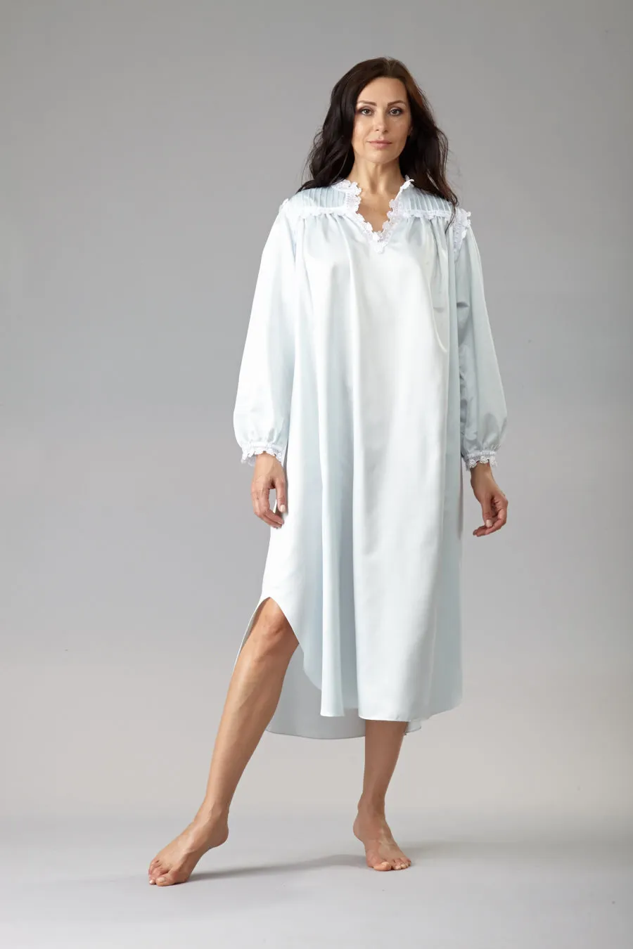 8173 - Cozy Satin  Classic's Long Gown