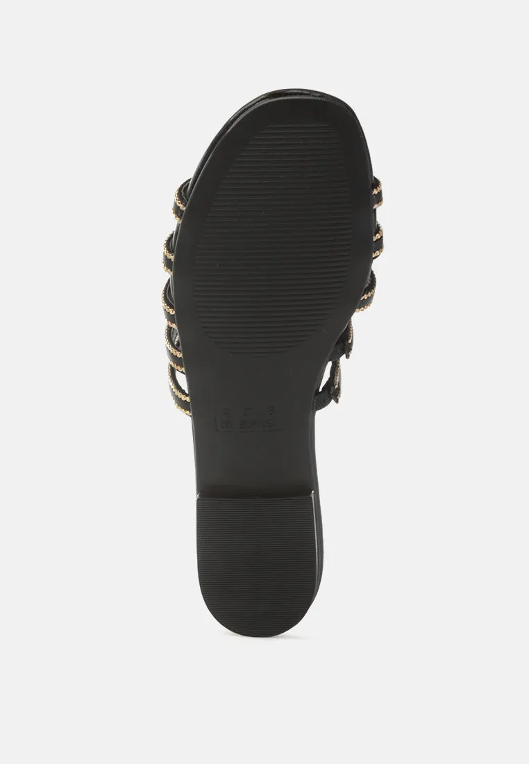 aamya monotone slipon flats