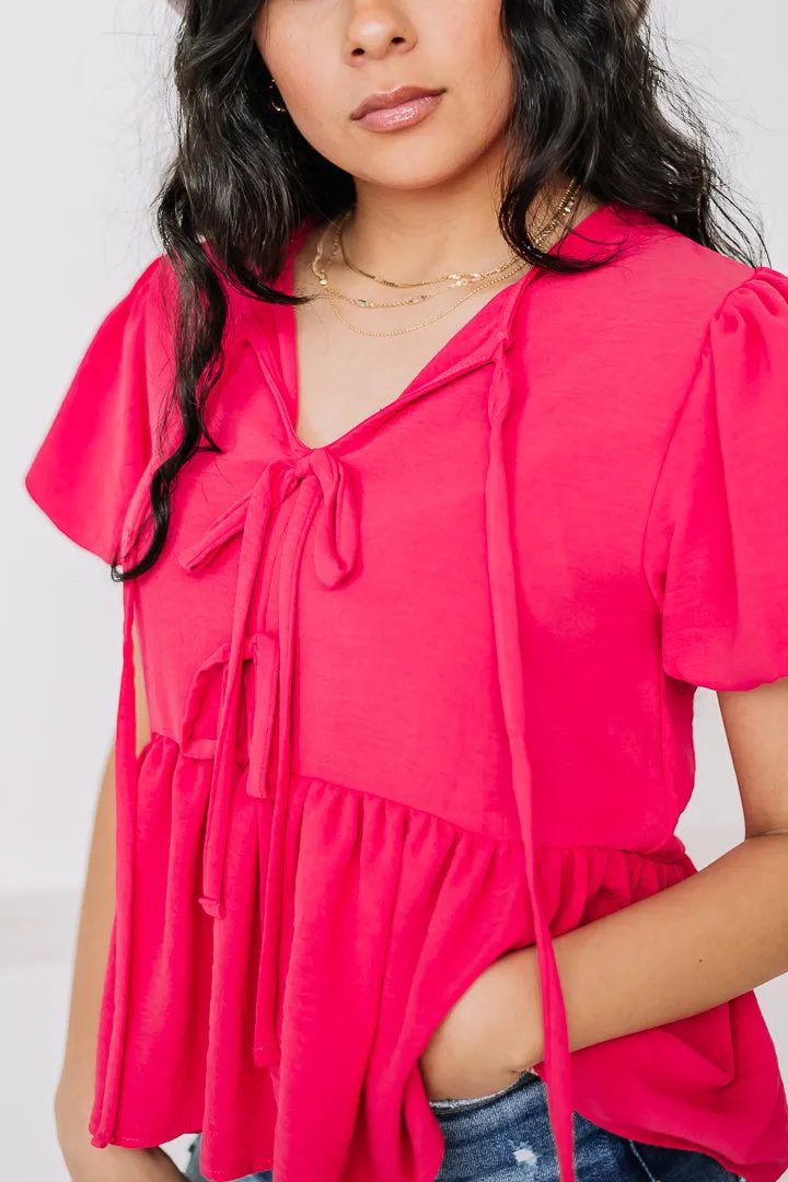 Bubble Bloom Babydoll Top