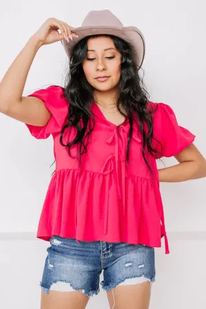 Bubble Bloom Babydoll Top