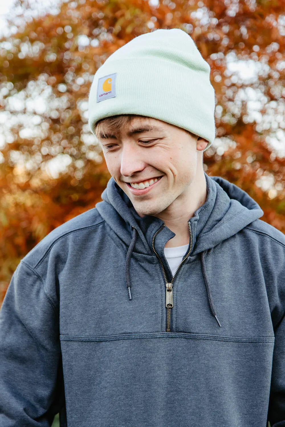 Carhartt Knit Cuff Beanie in Tender Greens | A18-GF3