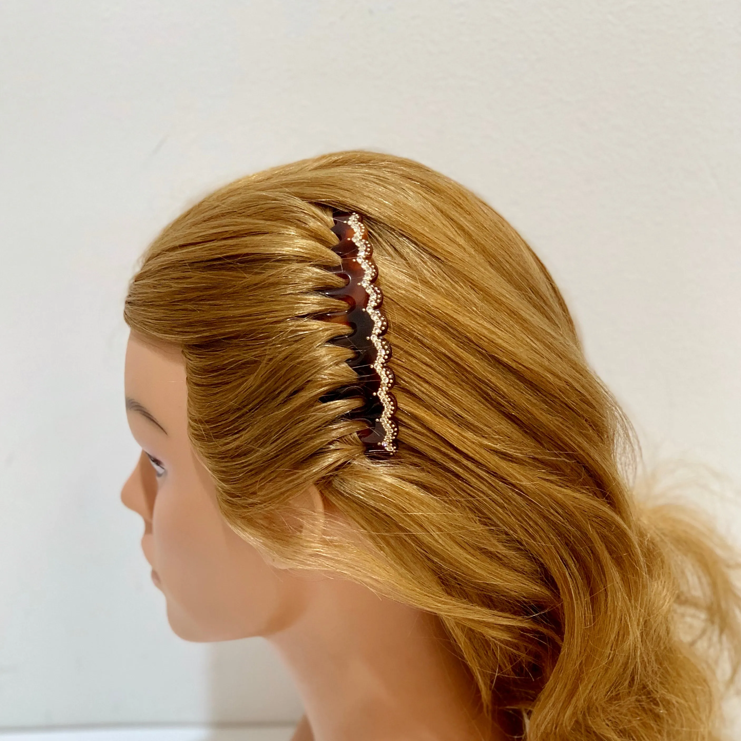 Crystal Arcade Large Tortoiseshell Side Comb
