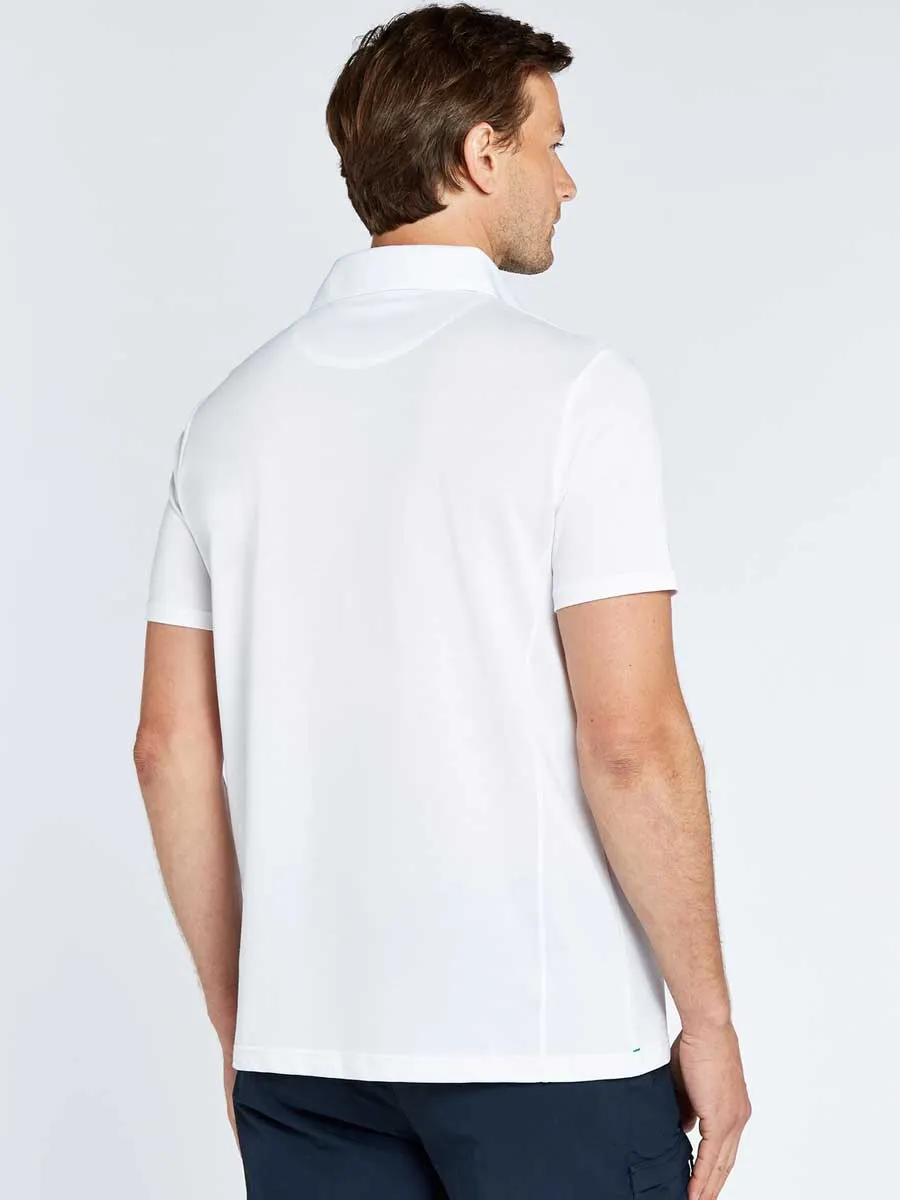 DUBARRY Sorrento Short-Sleeved Technical Polo - Men's - White