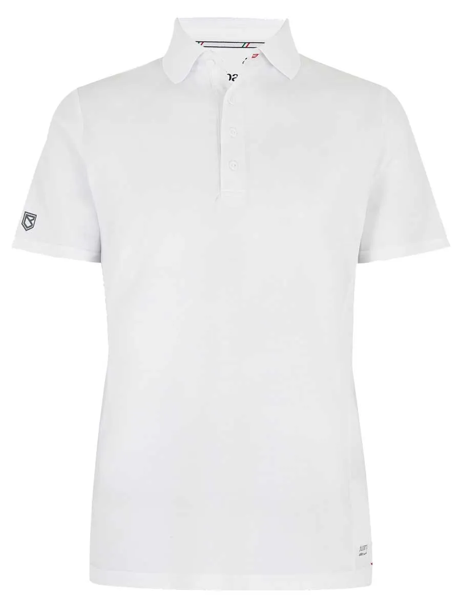 DUBARRY Sorrento Short-Sleeved Technical Polo - Men's - White