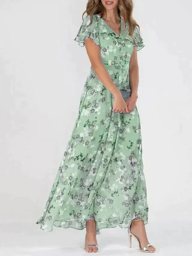 Edith | Elegant Floral Dress