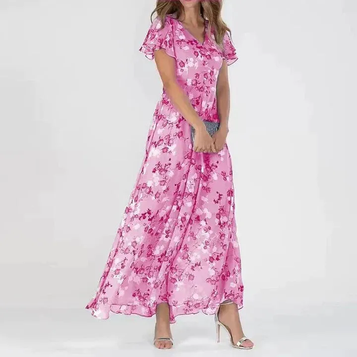 Edith | Elegant Floral Dress