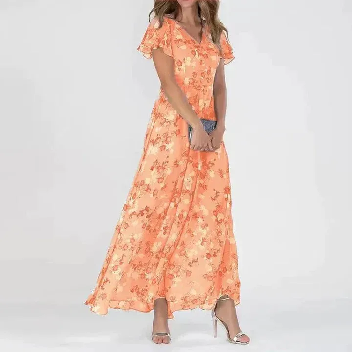 Edith | Elegant Floral Dress