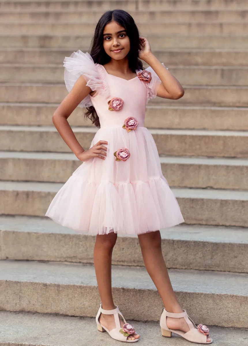 Elain Dress in Pale Pink