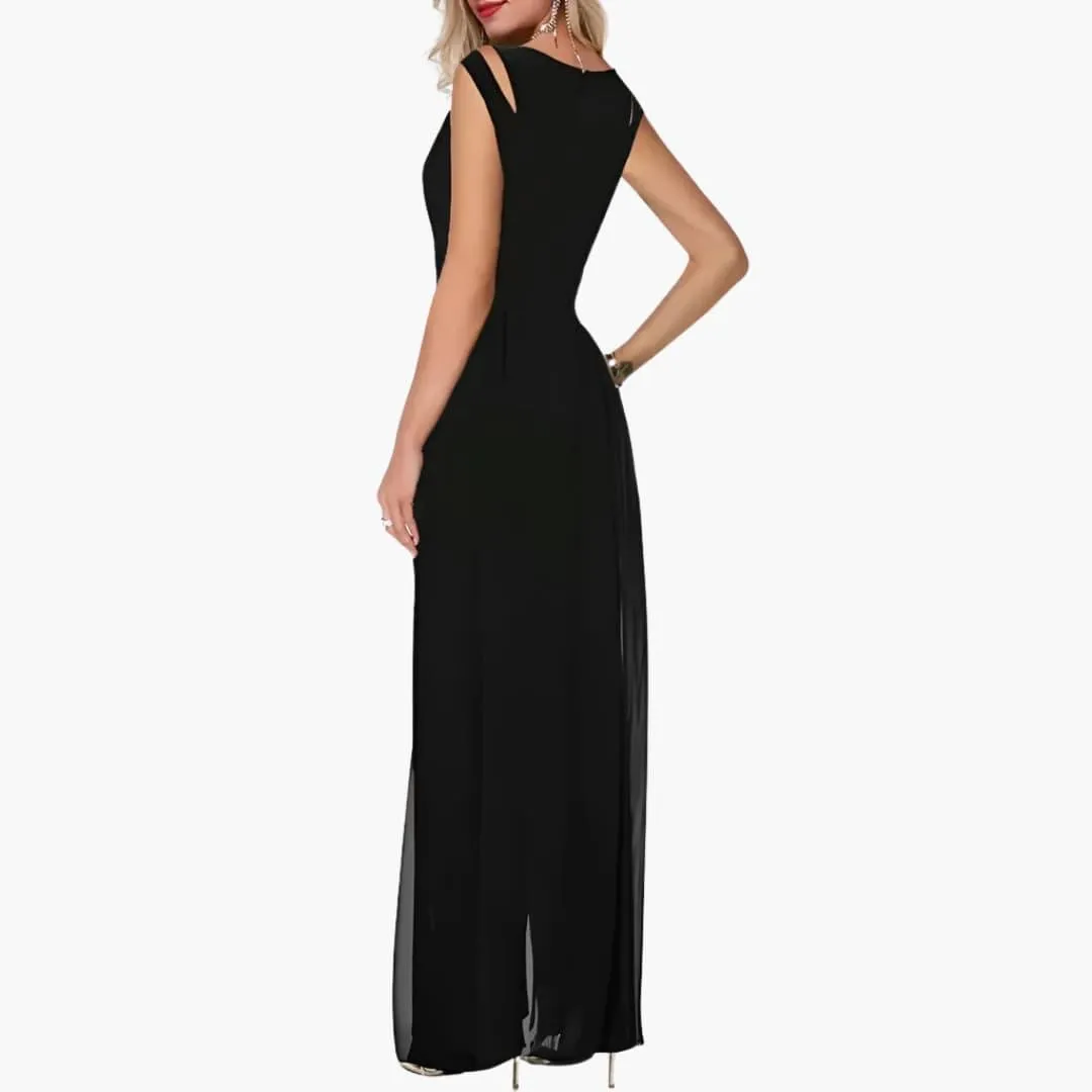 Elegant Wide-Leg Evening Jumpsuit for Women