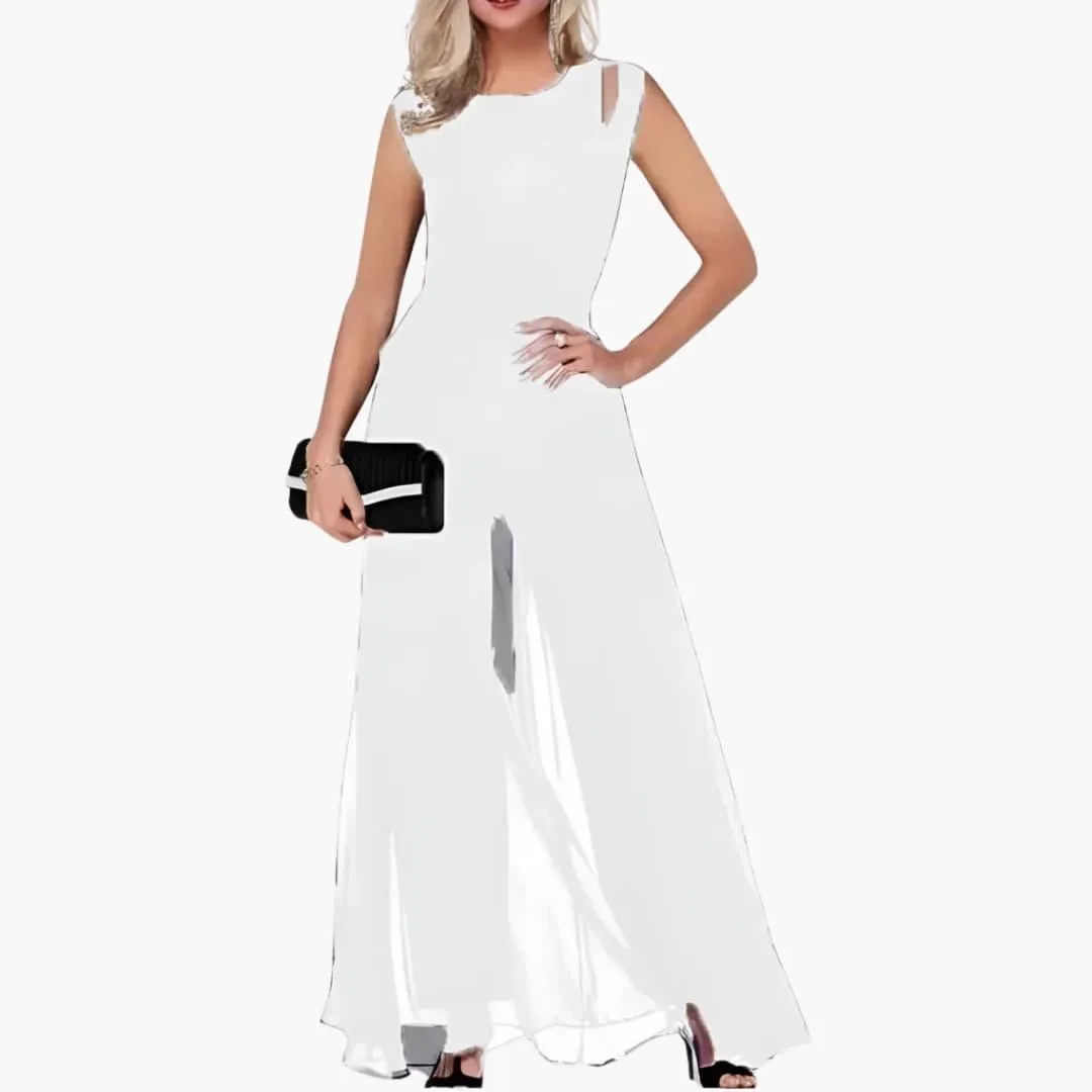 Elegant Wide-Leg Evening Jumpsuit for Women