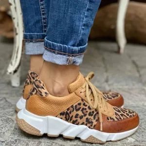 Eva - Sneakers met Luipaardprint - Stijlvol en Comfortabel