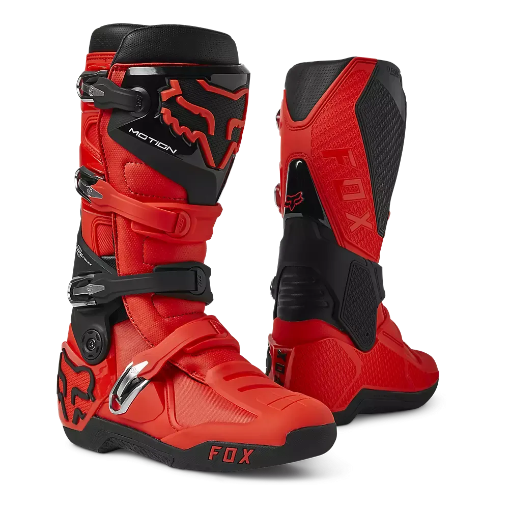 FOX Botas Moto Motion Rojo