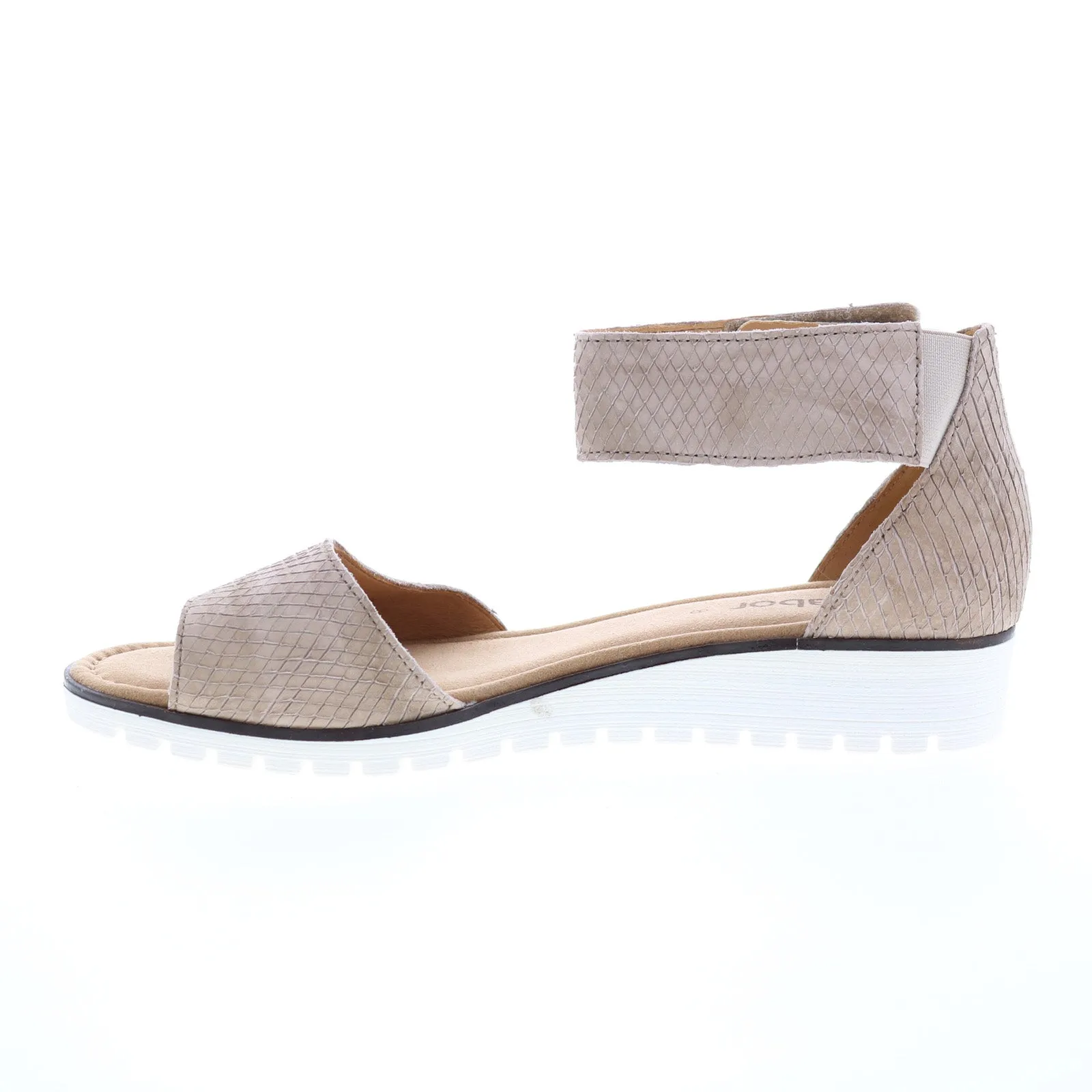 Gabor 44-570-32 Womens Brown Leather Strap Sandals Shoes