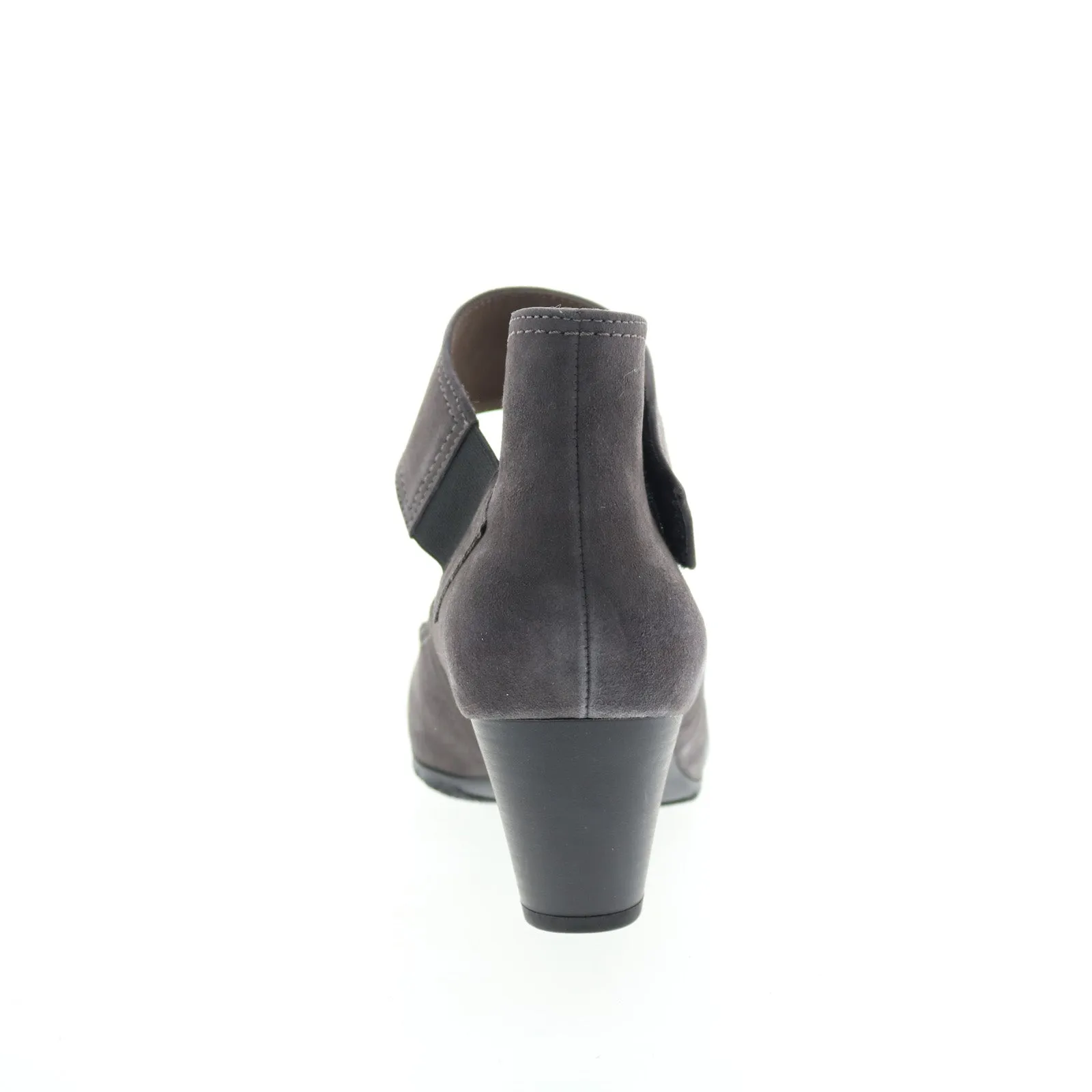 Gabor 7-5493-19 Womens Gray Suede Strap Heels Shoes