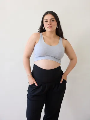 MELANGE GREY THOMPSON BRA