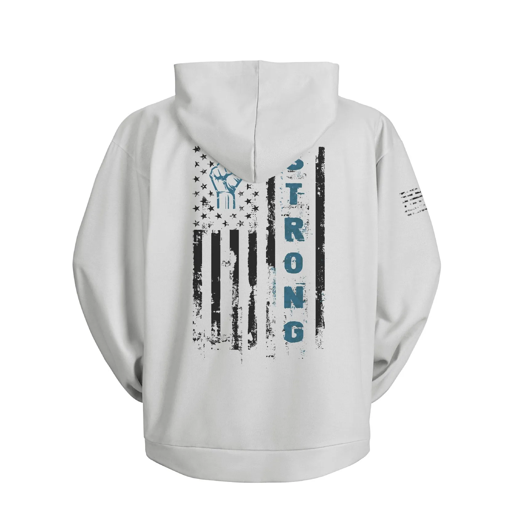 Men's Regular Fit Patriotic USA Flag Graphic Pocket Hoodies
