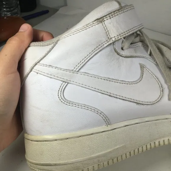 Nike AIR FORCE 1 MID Sneakers White Size 10