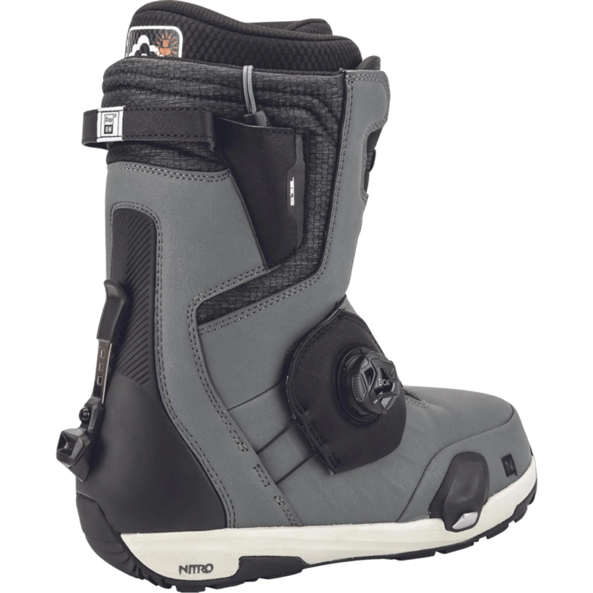 Nitro Profile Step On TLS Snowboard Boots Charcoal 2025