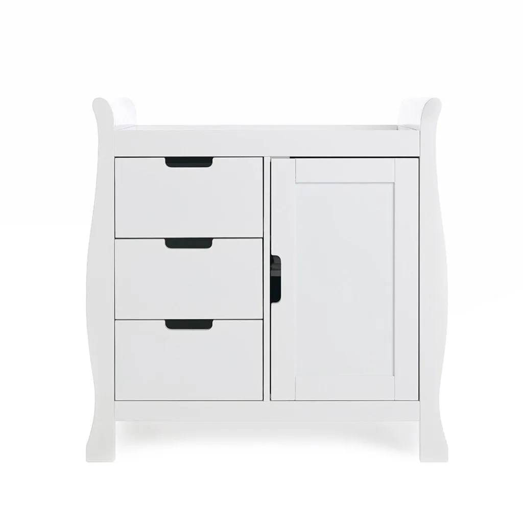 OBABY Stamford Luxe 4 Piece Room Set - White