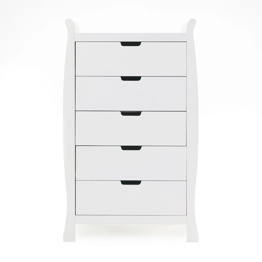 OBABY Stamford Luxe 4 Piece Room Set - White