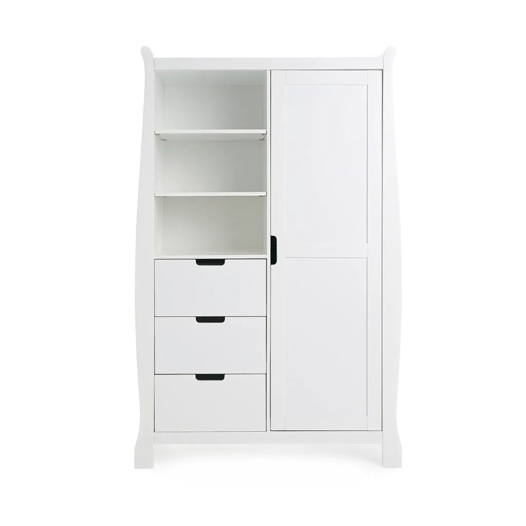 OBABY Stamford Luxe 4 Piece Room Set - White