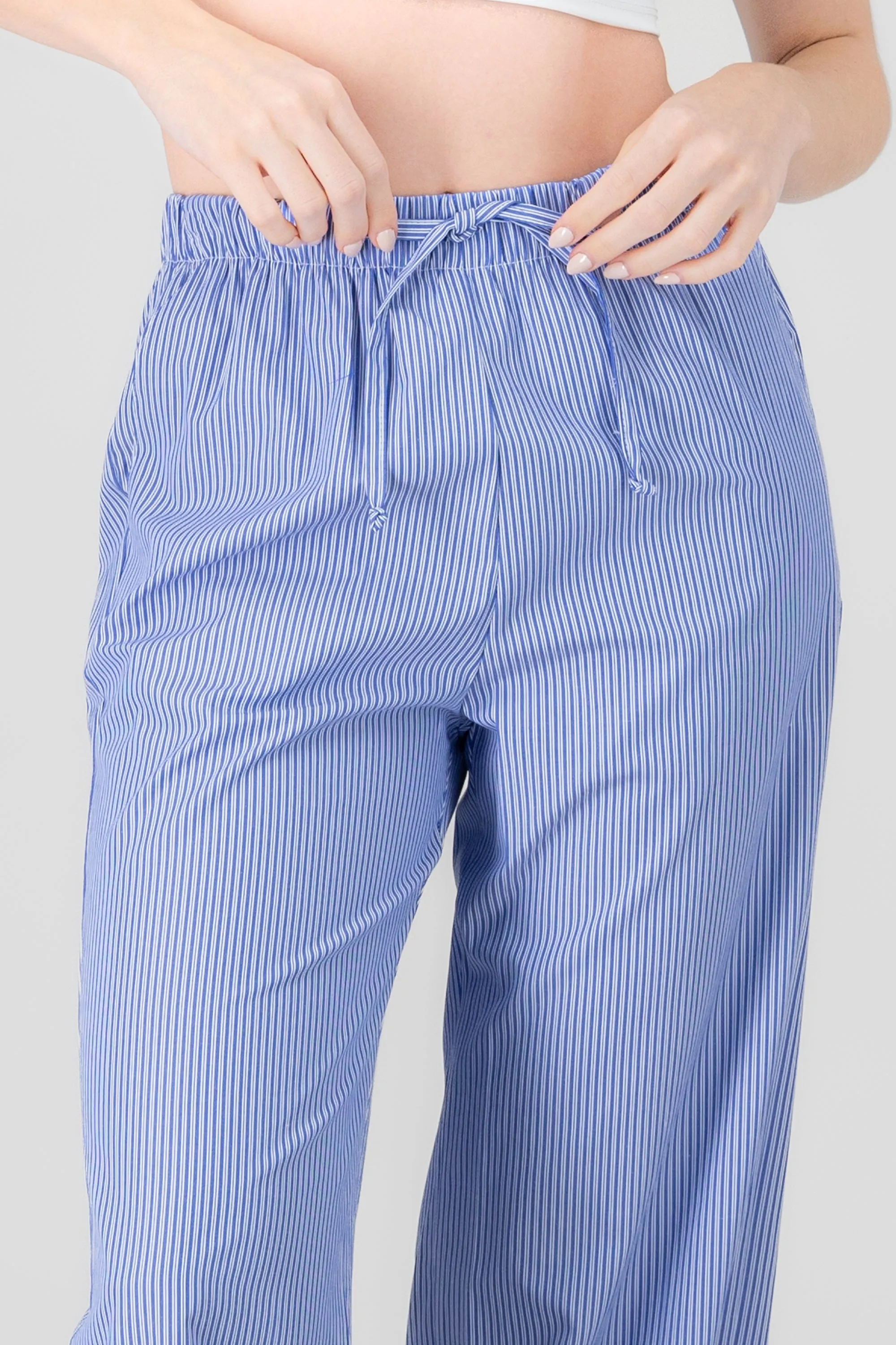 Pantalon amplio rayas con jareta Hypsters