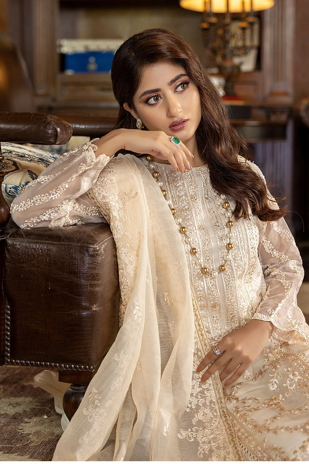 Regal Beaute | Azure Luxe Embroidered 3pcs Collections 2023