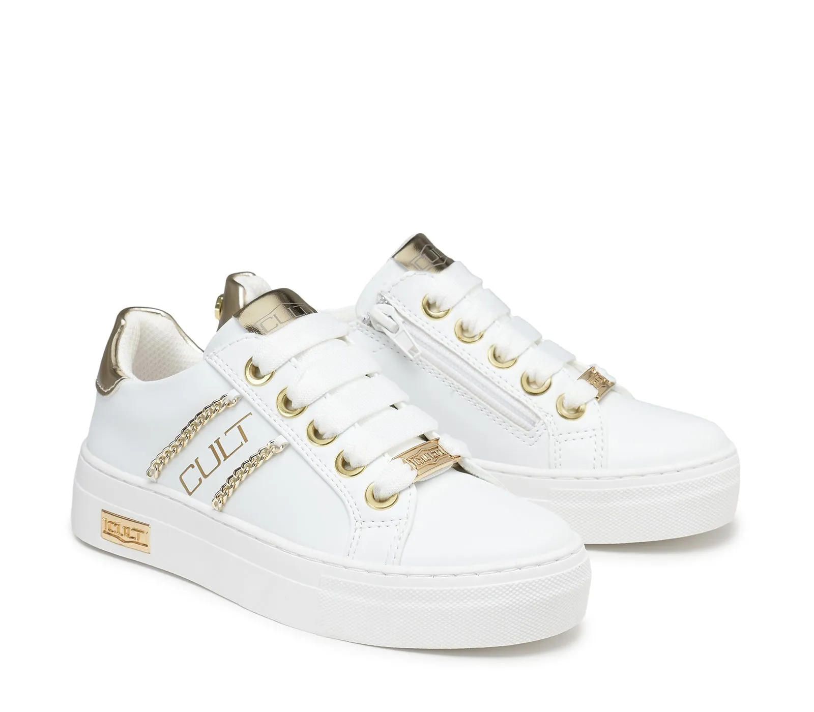 SNEAKER KRUG BIANCA/ORO