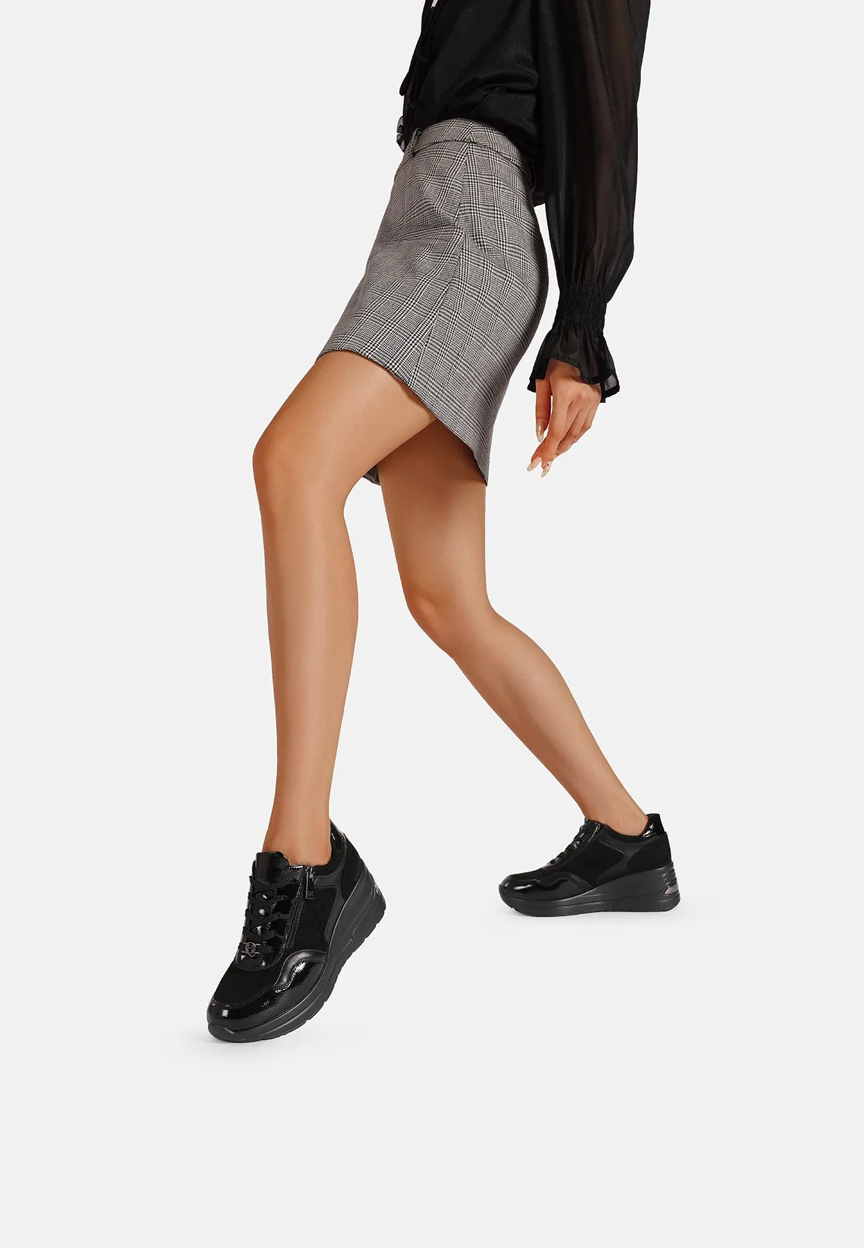 Sneakers con tacco X31-36