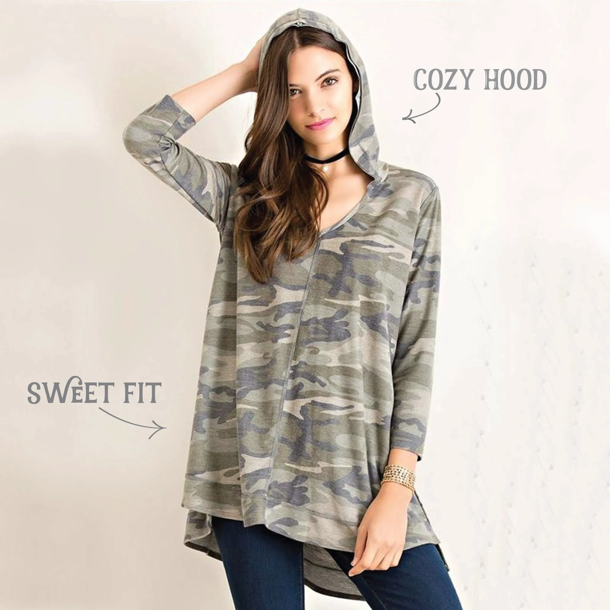 Winter Canyon Hooded Top