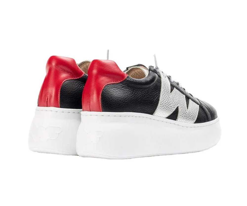 'Zurich' women's lace-up sneaker - Black